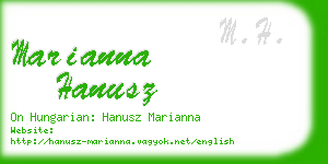 marianna hanusz business card